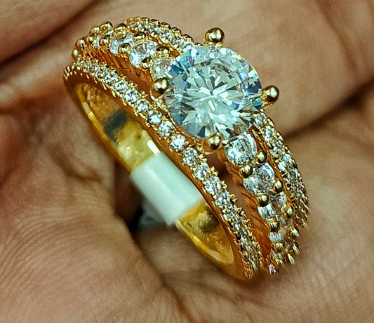 AD diamond finger ring Rg25 48s