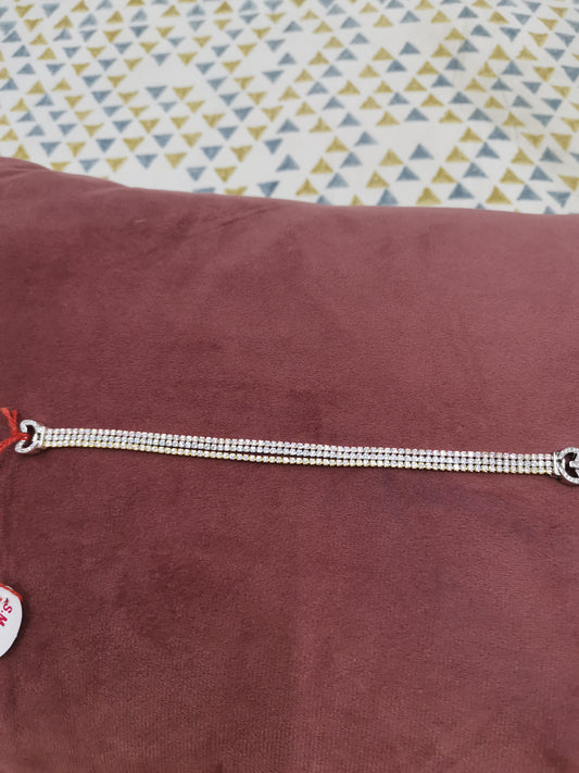 Brc25 50s 3 later AD diamond tennis bracelet