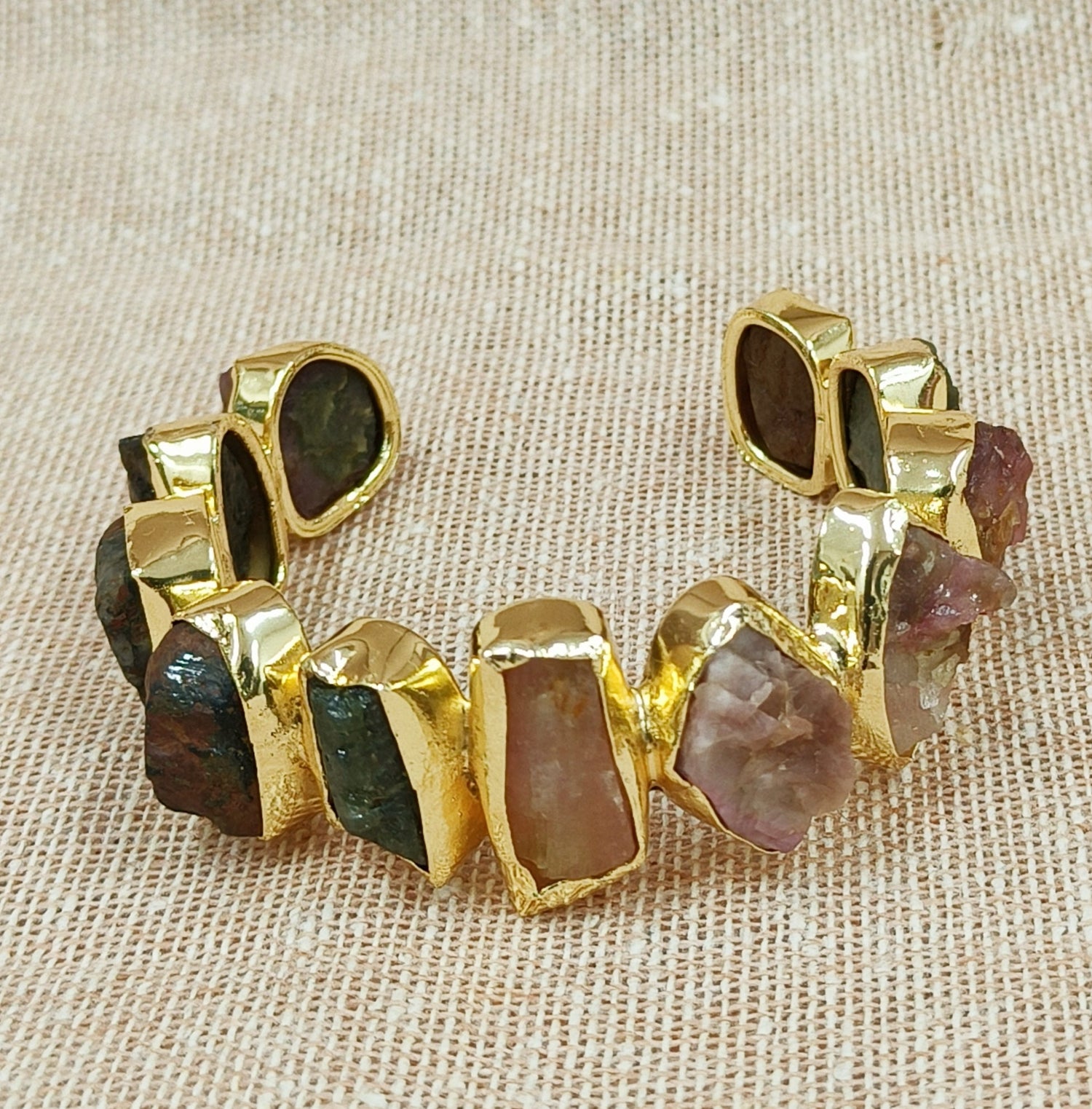 Uncut Gemstone Jewelry