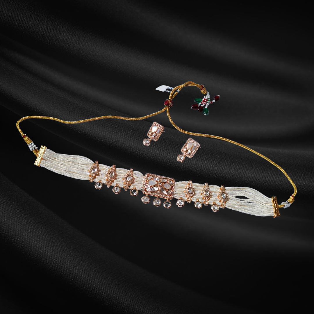 Pearl and Kundan Choker