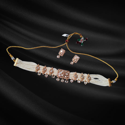 Pearl and Kundan Choker
