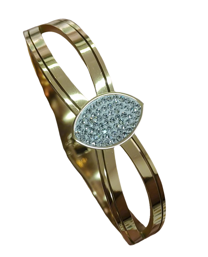 Brc25 60 gold plated openable bracelet