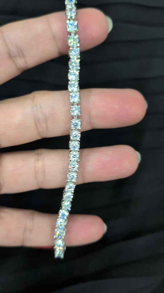 Solitaire AD tennis bracelet Brc26 213