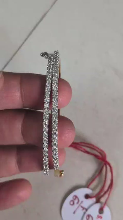 Brc26 173 single line ad bracelet