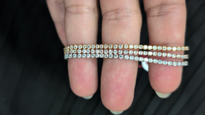 AD tri colour tennis bracelet Brc26 212