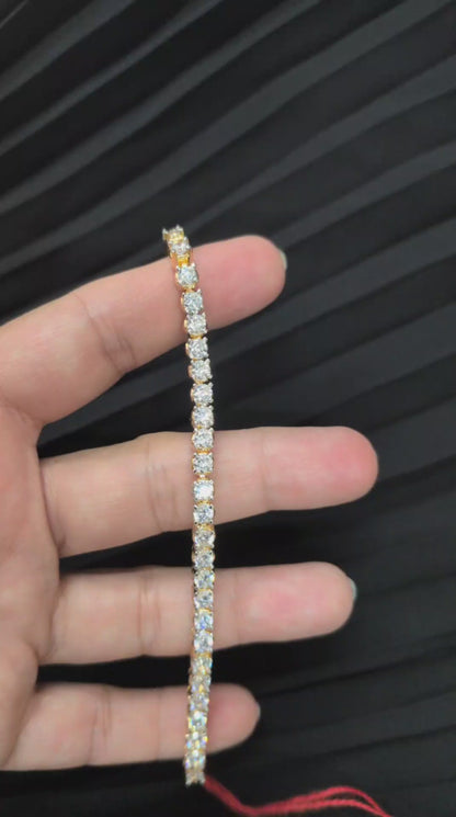 Solitaire AD tennis bracelet Brc26 213