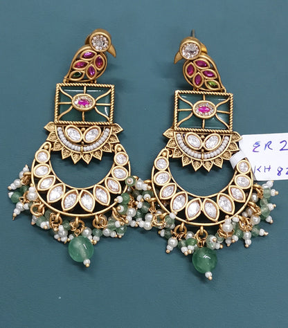 Parrot motif earings Ear26 40