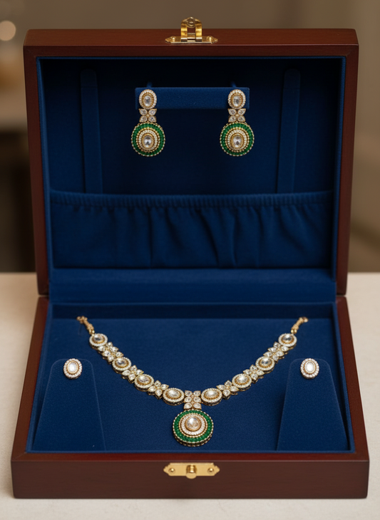 Kundan Polki Necklace Nck25 354