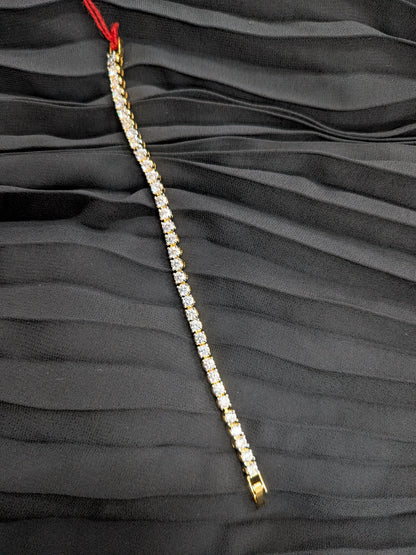 Solitaire AD tennis bracelet Brc26 213