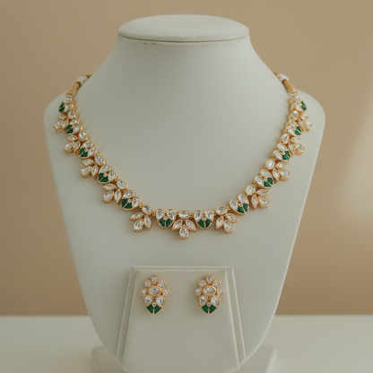 Polki Kundan & Meenakari Necklace set.