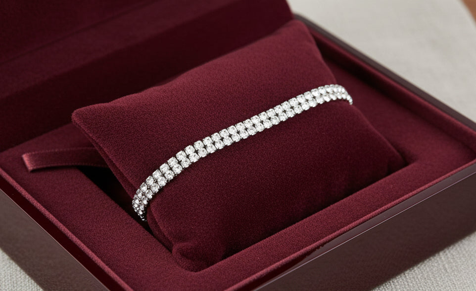 AD zirconia stones tennis bracelet Brc26 16