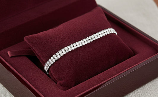 AD zirconia stones tennis bracelet Brc26 16