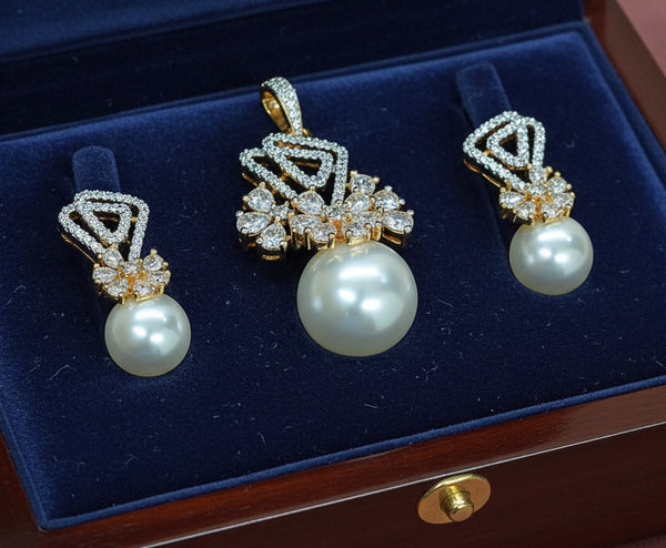 Contemporary AD Pendant set Pds26 69