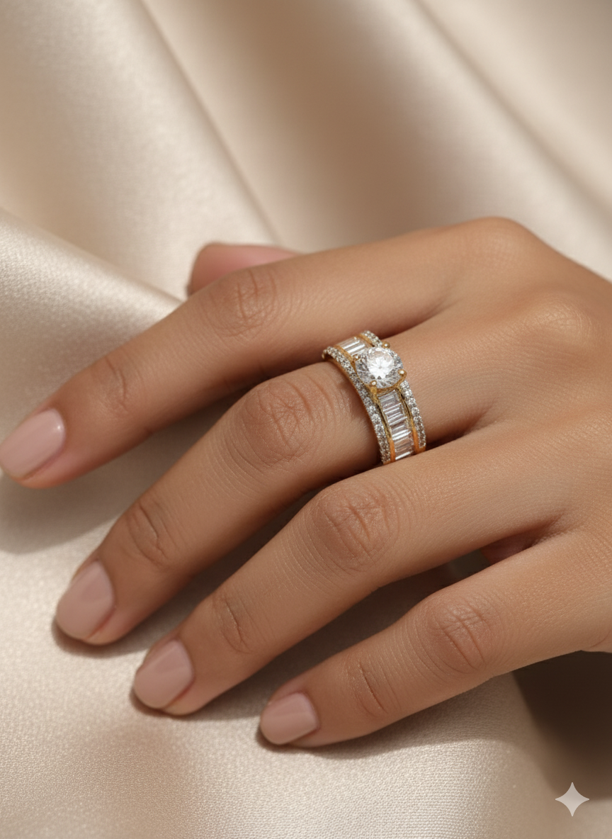 Rg25 142  The Baguette Regent Ring