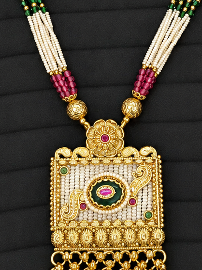 Rajwadi patwa necklace Nck26 256