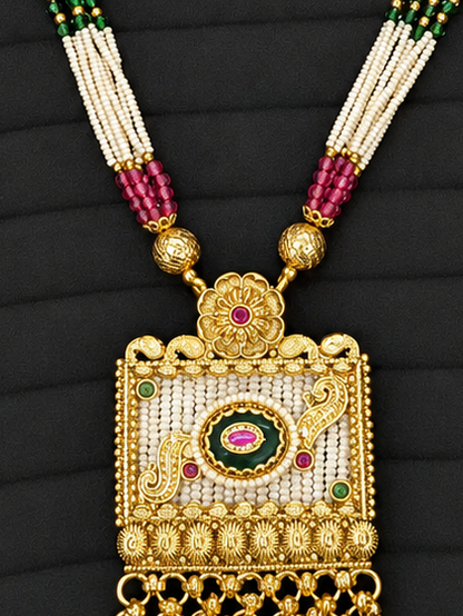 Rajwadi patwa necklace Nck26 256