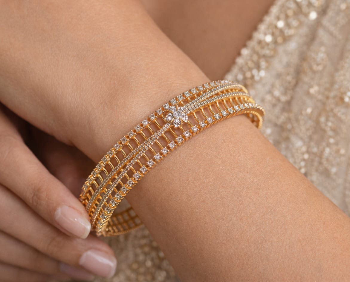 AD stone kada bracelet Brc 26 20