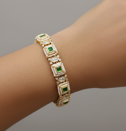Royal Ruby link bracelet
