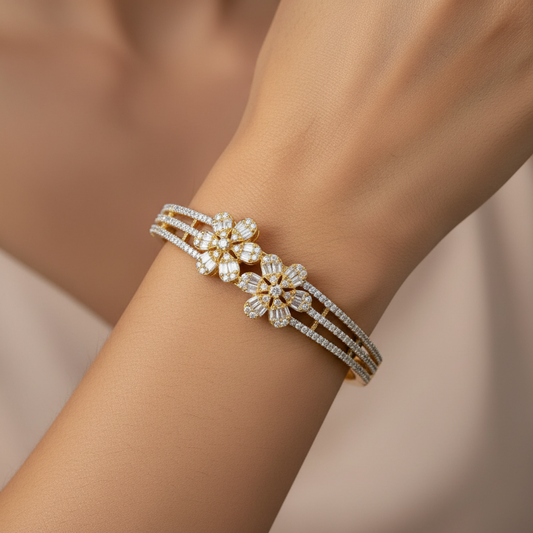 BRC00 349s AD flower bracelet