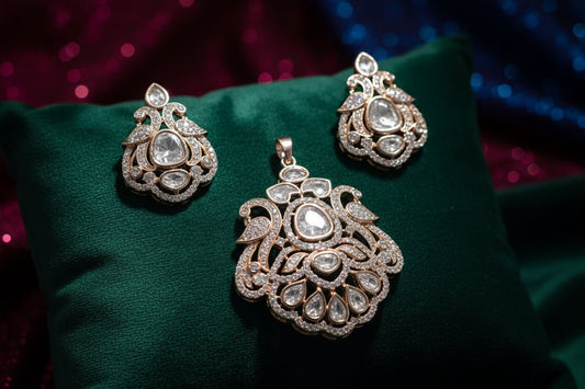 Royal polki pendant set Pds26 98