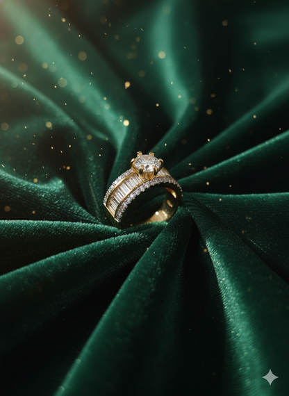 Rg25 142  The Baguette Regent Ring