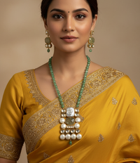 Heritage Natural Gemstones Necklace set