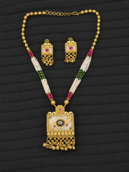 Rajwadi patwa necklace Nck26 256